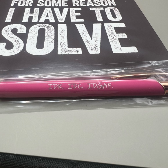 Funny notebook and pen - Picture 2 of 3